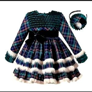 Meriche holiday green dress